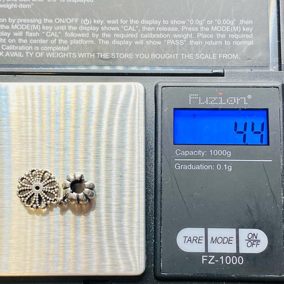 EUC Pandora 790874CZK Sterling Silver & 14k Yellow Gold Lace Flower Dangle Clip - Picture 7 of 7